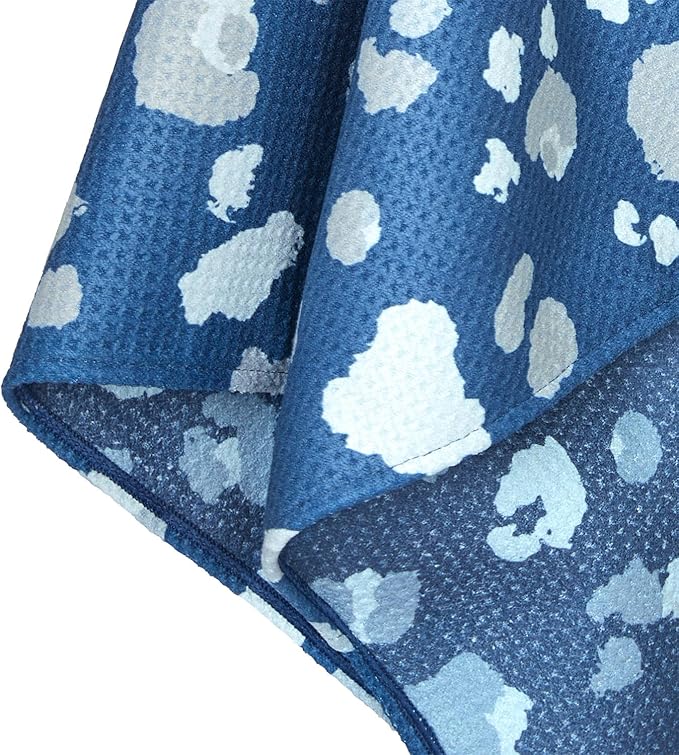 Dock & Bay Pet Towel - Super Absorbent & Quick Drying Dog Towels with Bag - 100% Recycled - K9 Camo, Large (120x70cm, 47x27)