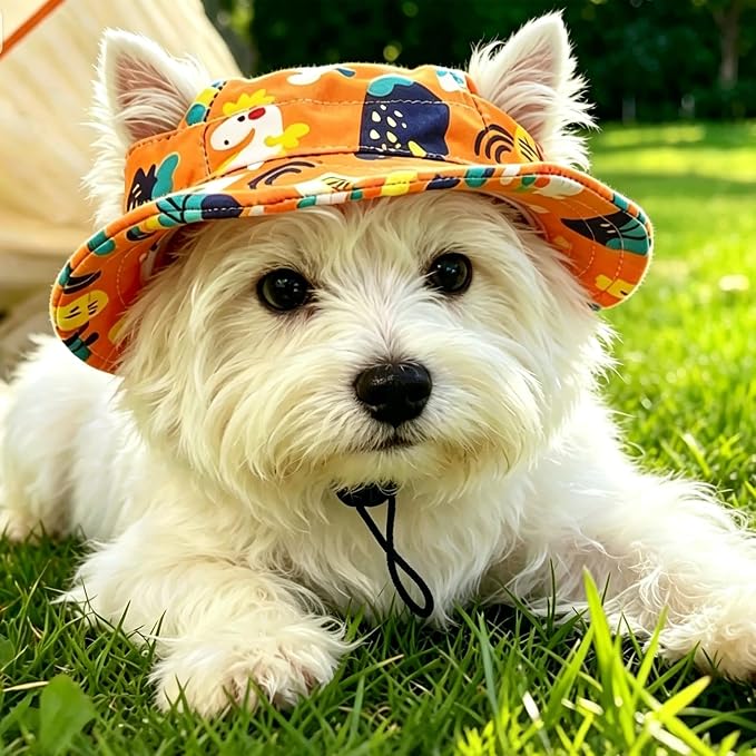Cat Hats for Cats Only, Cat Sun Hat Sphynx Hat with Ear Hole Kitten Headwear Sun Sombrero Caps Summer Cat Cowboy Hats, Pet Chihuahua Sunscreen Baseball Outdoor Cap,Dinosaur