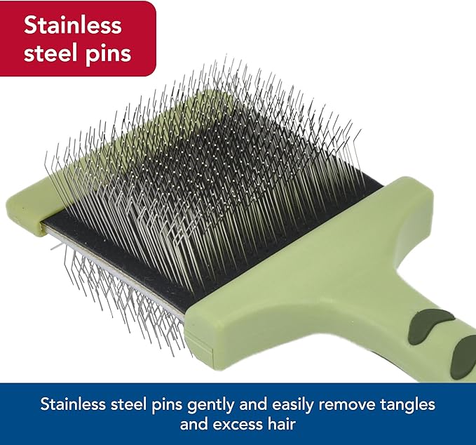 Coastal Pet Safari Dog Flexible Slicker Brush - Dog Brush for Shedding - Undercoat Rake & Grooming Tools for Small & Medium Pets - Small