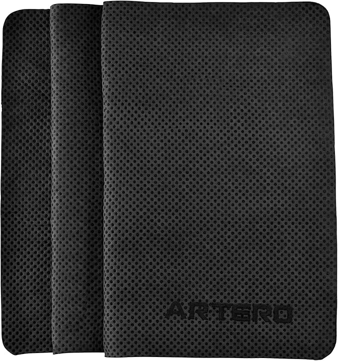 Artero Samba. Ionized Carbon Ultra-Absorbent Towel. Capable of reducing Drying time by 50%.