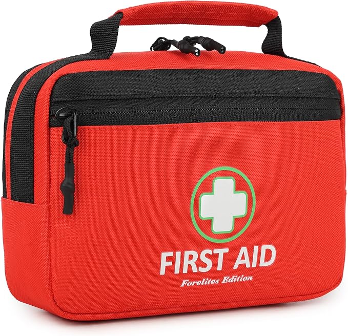 Handy Mini First Aid Kit Empty, First Aid Bag For Your Next Adventure, Emergency Kit For Home, Office, Vehicle, First Aid Supplies Organizer Bag For Travel Outing (Basic Edition)