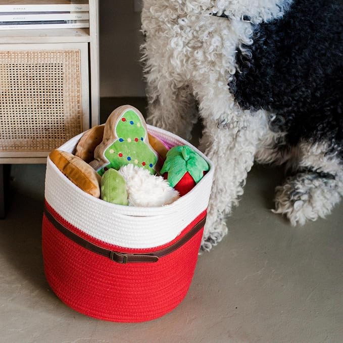 Christmas Santa Rope Basket (Small)