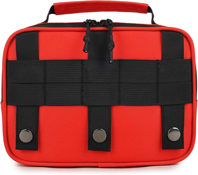2Pack Handy Mini First Aid Kit Empty, First Aid Bag For Your Next Adventure, Emergency Kit For Home, Office, Vehicle, First Aid Supplies Organizer Bag For Travel Outing (Pro Edition)