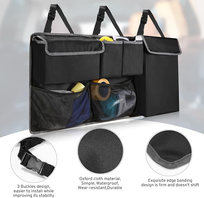 Car Trunk Organizer for Subaru Crosstrek Forester Outback Accessories 2026 | for Ascent Premium Sport Limited Base Touring XT 2000-2025 2026 2027 SUV Backseat Hanging Storage Bag