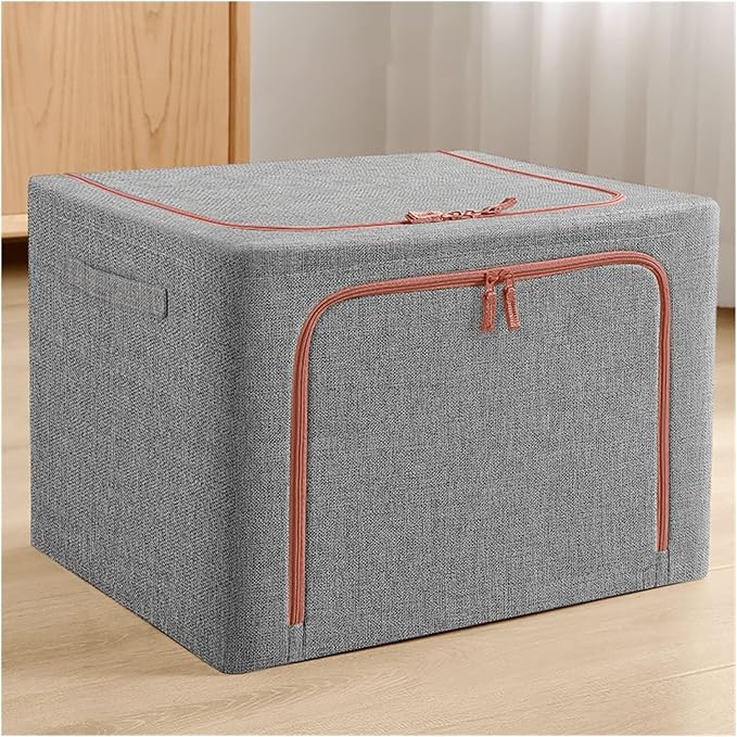 Folding Closet Organizers，dresser storage box,Drawer Organiser Clothes Clothes Storage Box Finishing Wardrobe Toy Storage Cabinet Fabric Foldable Quilt Storage Car Trunk Organizer Pet House (Color : B