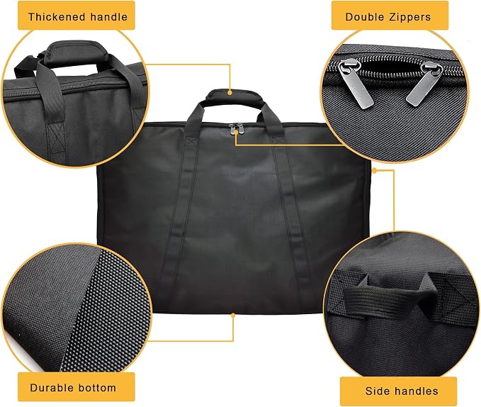 40" Dog Fence Storage Bag for Camping & RV Trips Comfortable Carry | Suitable for Foldable Exercise pens, Dog Fence Travel Bag With Handles, 600D Oxford Fabric,Neat Storage, Wear-Resistant