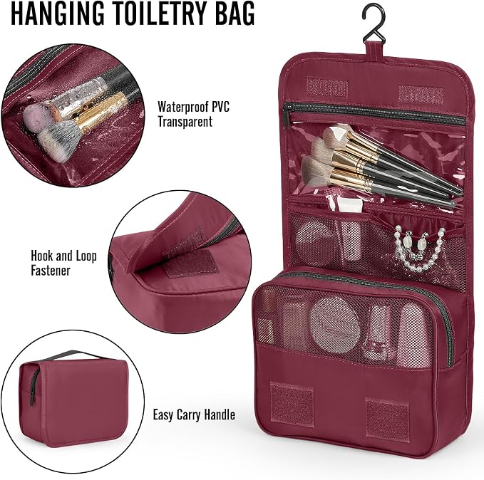 Veken 10 Set Packing Cubes for Travel Essentials, Suitcase Organizer Bags in 4 Sizes, Carry-On Luggage Accessories with Laundry Bag, Airplane Must Have with 99-Count Mesh Holes