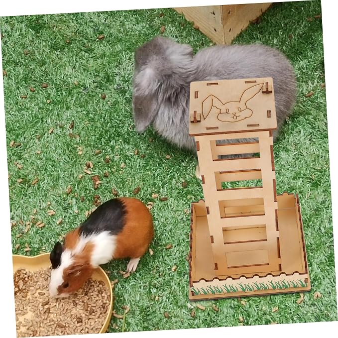 balacoo Feeder Pet Feeding Holder Storage Rack for Bunny Supplies Portable Design for Easy Cleaning and Installation Smooth Space-Saving Hay Rack for Cage