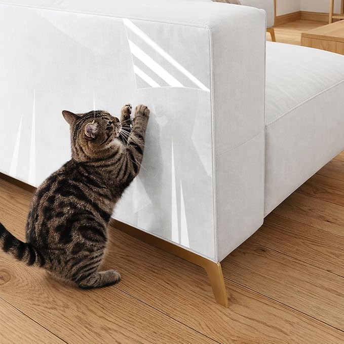 Clear Wall Protector Film for Kitchen Pet 15.7in x 32.8ft | Waterproof Oil Proof Backsplash Cover Removable Static Cling Guard for Cabinet Walls Non Adhesive Wallpaper