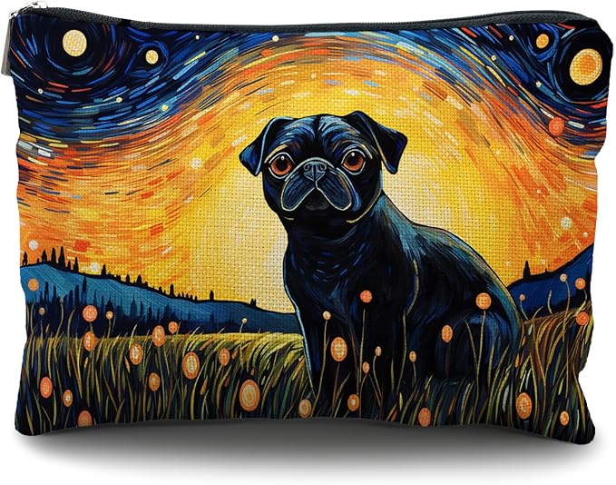 Pug Makeup Bag - Pug Gifts for Women & Lovers