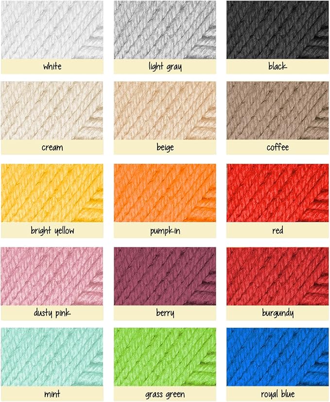 Crochet Kit for Beginners Adults and Kids - Beginner Crochet Kit for Adults with Step-by-Step Video Tutorials, Amigurumi and Crocheting Kit, Crochet Starter Kit with Soft Crochet Yarn and Crochet Bag