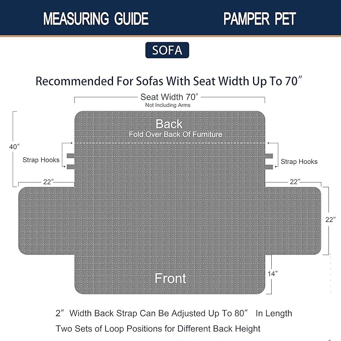 Brilliant Sunshine Latte Grey Paris & Toile Patchwork Couch Cover, 70" seat | Quilted Sofa Cover, Living Room & Bedroom Furniture Protector, Large Washable Slipcover for Pets, Dogs & Cats