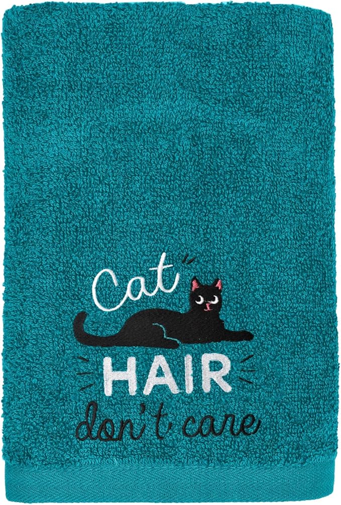 DAN RIVER Dog Towel - Pack of 1, 100% Cotton, 20x40, Ultra Soft 450 GSM, Super Absorbent & Quick Drying Towel for Dogs, Cats, and Other Pets, Teal.