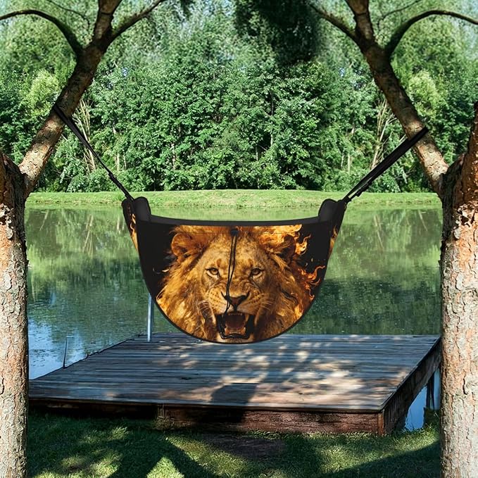 Golden Lion Roar Car Seat Organizer-Backseat Storage Bag for Travel | Waterproof Durable. Holds Snacks Gear Essentials. Fits Most Cars.