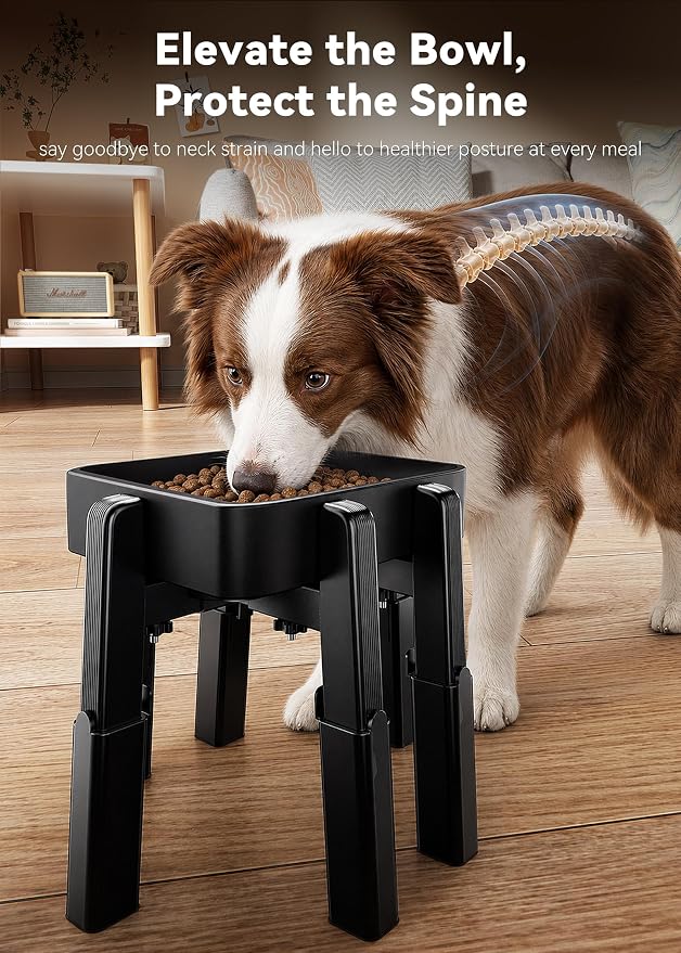 CZPET Dog Water Dispenser Stand Extra Large Holder [Stand Only] | Suitable for Pet Automatic Feeders, Size and Height Adjustable, Elevated Stand for Pet Feerders of Large Dogs