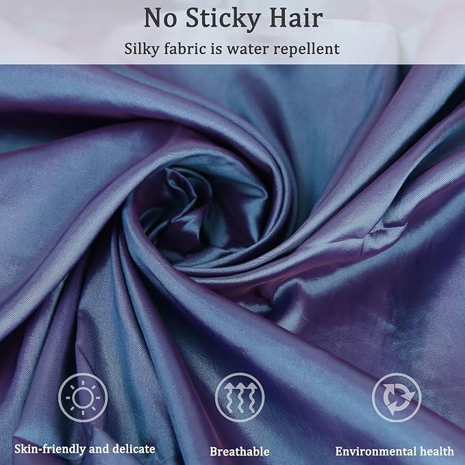 Polyester Professional Salon Smock Hair Stylist Jacket | Water-resistant Haircut Cape, Pet Grooming Workwear, Barber Apron