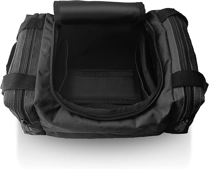 ASA TECHMED First Aid Responder EMS Emergency Medical Trauma Bag EMT, Fire Fighter, Police Officer, Paramedics, Nurse, Black