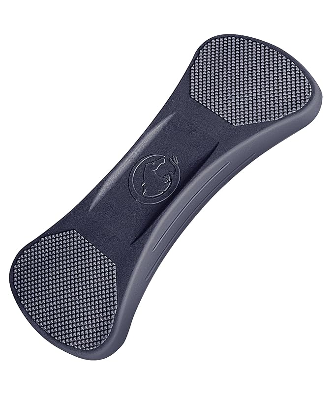 Shedding Blade for Horses Tool - Horse Brush for Deshedding Grooming Bathing, Multi-Functional Rubber Grooming Kit for Horses, Dogs, Cows and Goats(Navy Blue)