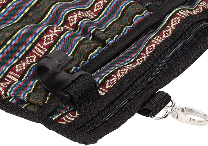 Dog Cage Storage Bag, Washable Cat Cage Hanging Storage Bag for Pets, Canvas Pet Organizer with Multiple Pockets and Dual Hooks for Dog Crate Accessories