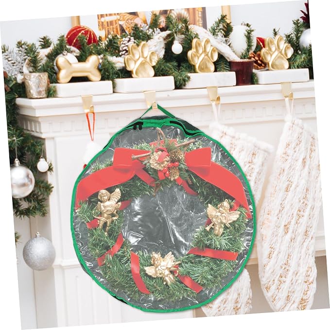 1pc Garland Storage Bag Window Storage Holder for Wreaths Holiday Decoration for and Wedding Supplies