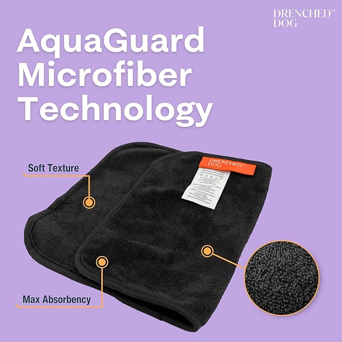 Paw & Leg Towel – Microfiber Dog Paw Cleaning Towel for Muddy Paws After Walks | Wipes Mud, Dirt & Wet Paws | 9.5 x 15 in