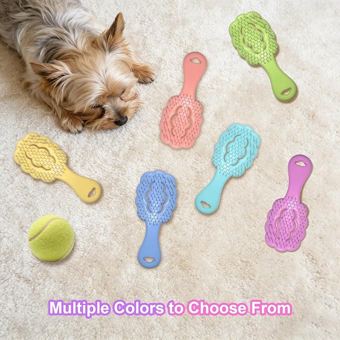 Cloud Shape Small Dog Grooming Brush - Perfect for Shih Tzus, Yorkies, and Maltipoos - Ideal Puppy Hair Brushes for Maltese and Small Breeds (Purple)