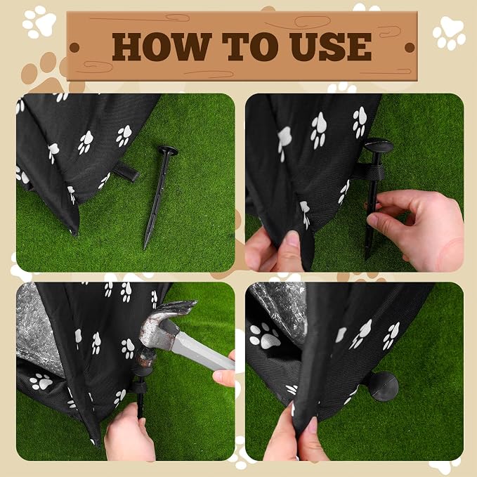 3 Pcs 23.62" x 16.93"x 15.75" Cat Houses for Outdoor Cats Bulk Weatherproof Waterproof Rainproof Foldable Cotton Insulated Feral Dogs Tent Shelter Pet Beds for Warm Outdoor Indoor Garden 2 2kg Kitten