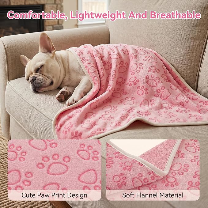 Siedihit 28" Dog Playpen,Cat Puppy Pen, Pet Portable Crate Indoor Outdoor | Durable Travel Camping Use,Foldable Dog Kennel Tent Cage for Rabbit Small Animals with Carrying Case(Pink with Blanket, Small