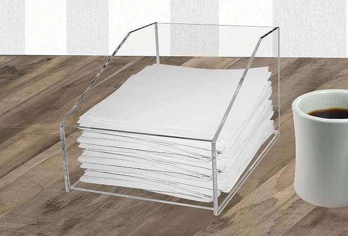 Marketing Holders Acrylic Photo Browsing Flip Bin Holds 5.75" Wide x 7.5" Deep CDs Prints Countertop Caddy for Stickers Postcards Greeting Cards and Art in Museums Retail Record Stores and Homes