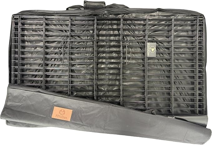 PJYuCien Storage Bag for 42"x24" Metal Foldable Dog Playpen | 600D Oxford Fabric, 270° Large Zipper, Travel Carry Case for Camping, Park & Home, Waterproof Moisture-Proof
