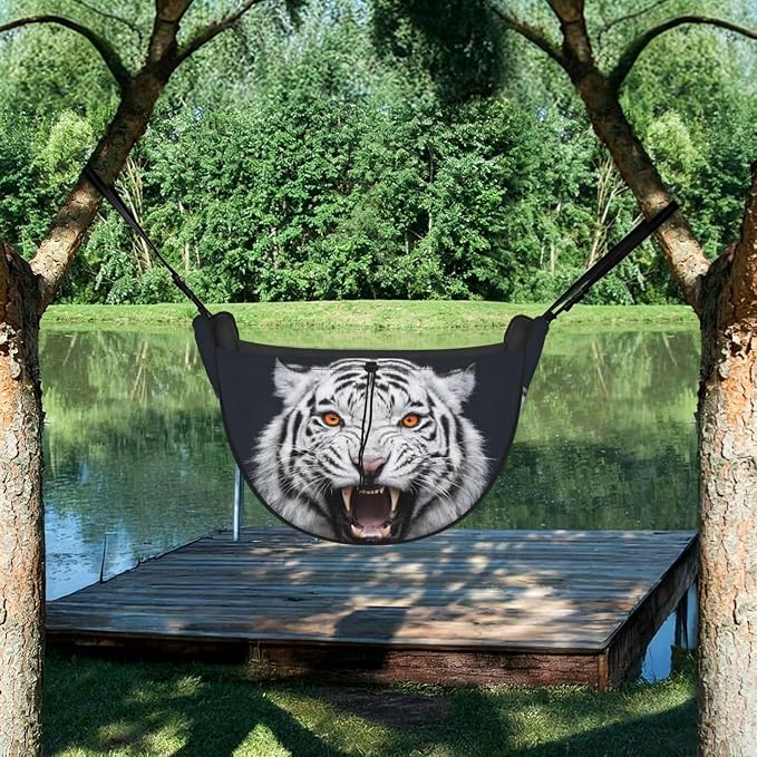 Tiger Roar Car Seat Organizer-Backseat Storage Bag for Travel | Waterproof Durable. Holds Snacks Gear Essentials. Fits Most Cars.
