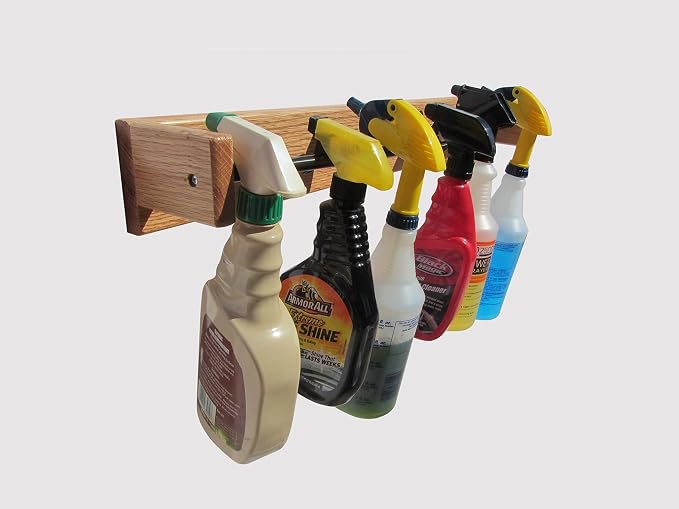 Standard Spray Bottle Rack, 24" Long (Made in The USA)