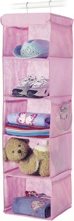 Whitmor 6636-1234-PINK Hanging Accessory Shelves, Pink
