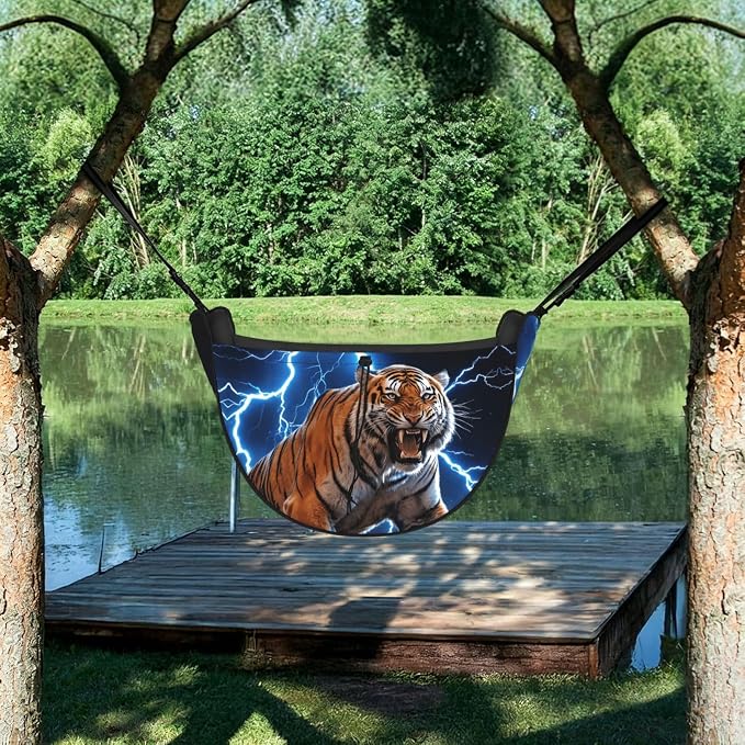 Roar Tiger Car Seat Organizer-Backseat Storage Bag for Travel | Waterproof Durable. Holds Snacks Gear Essentials. Fits Most Cars.