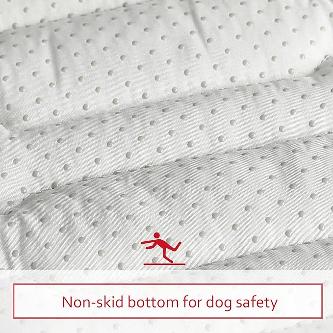 Dog Crate Pad Mat (36" X 23"), Soft Dog Bed Mat with Cute Prints | Personalized Crate Pad, Anti-Slip Bottom, Machine Washable Kennel Pad