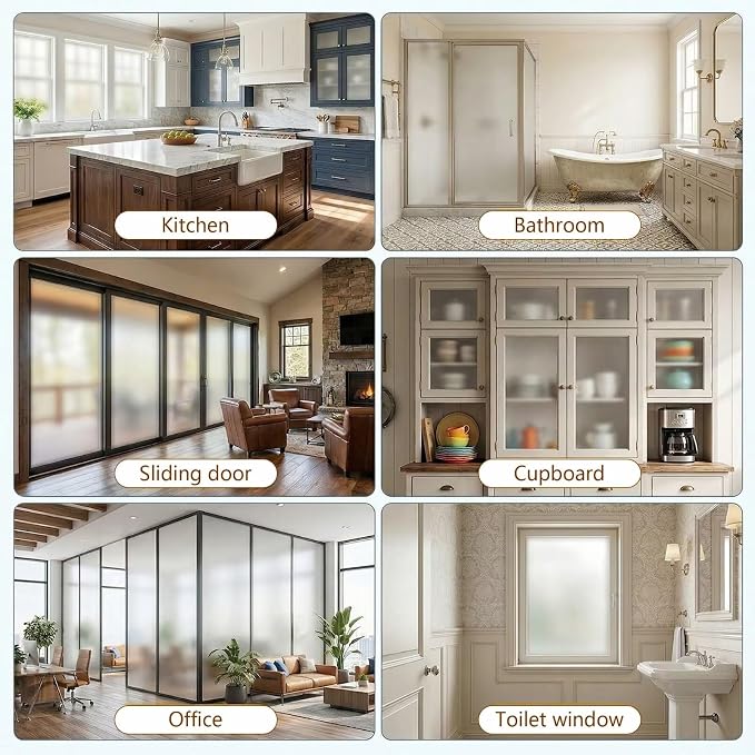 Clear Contact Paper Peel and Stick Wallpaper for Bathroom 17.7in x 32.8ft | Waterproof Backsplash Film Static Cling Oil Proof Wall Cover for Kitchen Cabinets Pet Area Office Wall Protection
