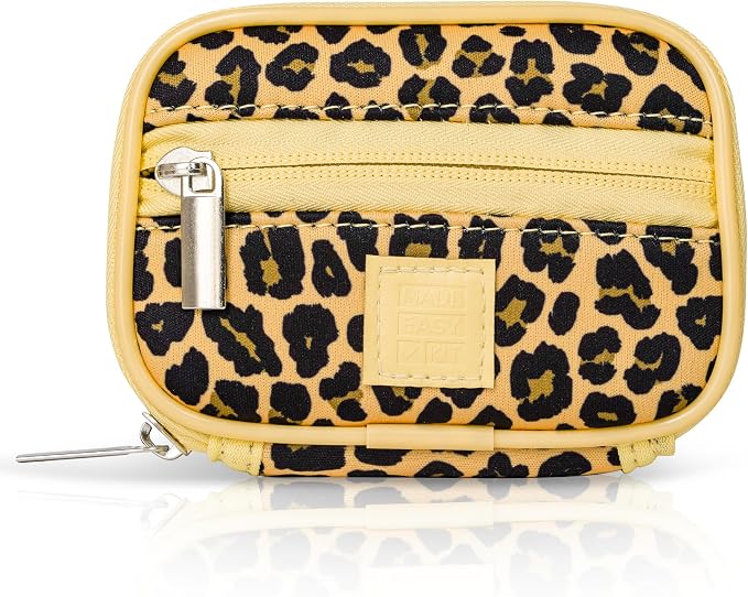 Made Easy Kit Pill Case - Weekly Medicine Organizer with Removable Seven-Day Vitamin & Supplement Box (Cheetah)