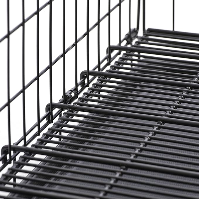MidWest Homes for Pets Floor Grid for Dog Crate; Elevated Floor Grid Fits Models 1336TD, 1536, 1536DD, 436, 436DD, 1936, 1936DD, 1636/1636DD CURVED SLIDE BOLT LATCH, Black; Model FG36B
