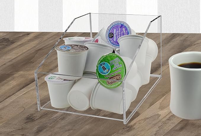 Marketing Holders Acrylic Photo Browsing Flip Bin Holds 5.75" Wide x 7.5" Deep CDs Prints Countertop Caddy for Stickers Postcards Greeting Cards and Art in Museums Retail Record Stores and Homes