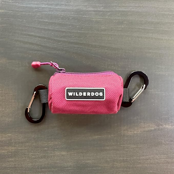Wilderdog Dog Poop Bag Holder - Berry