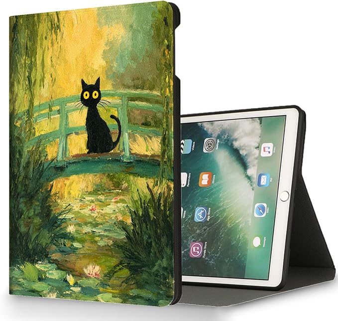 for Samsung Galaxy Tab E 9.6 Inch 2015 Model T560/T561/T567 Tablet Case,Auto Wake/Sleep,Adjustable Stand Protective Cover - Dreamy Heart Watercolor
