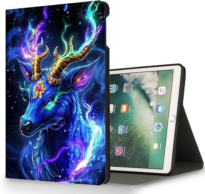 for Samsung Galaxy Tab A 8.4 Model T307 Tablet Case,Auto Wake/Sleep,Adjustable Stand Protective Cover - Owl Moonlight