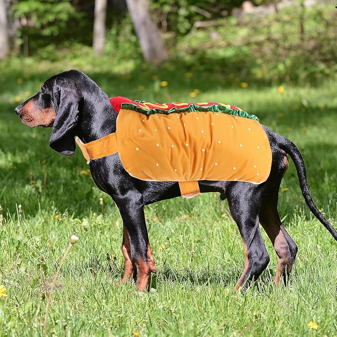 Warm Orange Polyester Pet Clothes Comfortable and Easy to Wear Christmas Costume for Cat and Dog Holiday Festival Outfit