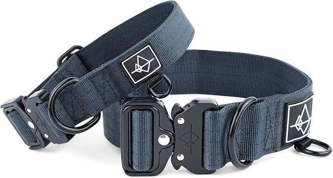 MADE TO ROAM Explorer Dog Collar | Heavy Duty Nylon & Durable Metal Buckle | Premium adjustable collar with rust-resistant hardware. Fits small to large dogs. 15 colors. Matching leash & harness