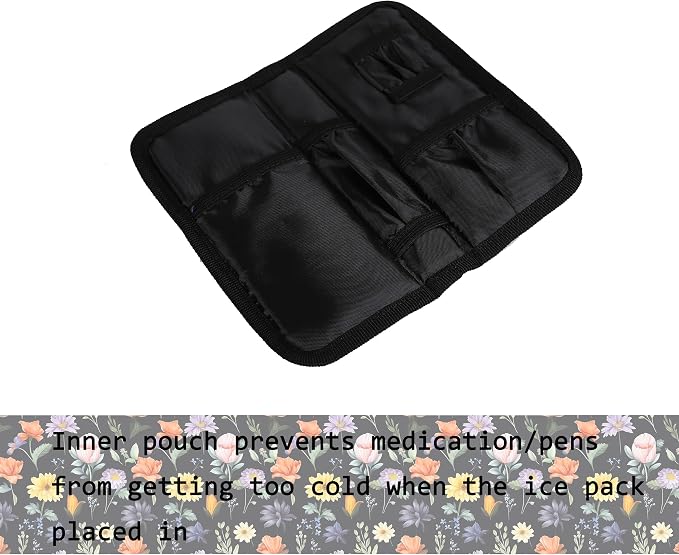 apollo walker Insulin Cooler Travel Case Diabetic Medication Cooler with Ice Packs and Insulation Liner insulin travel case tsa approved