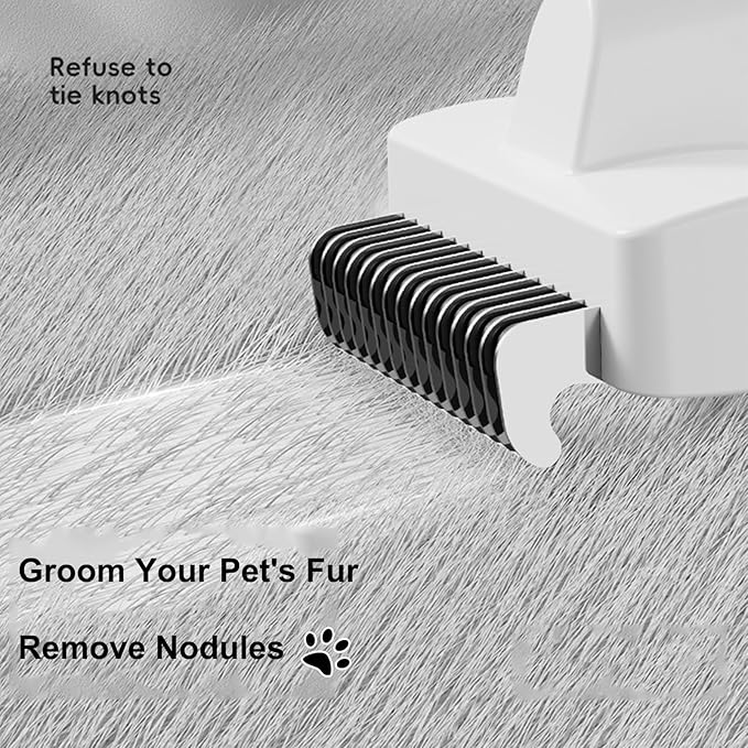 Self Cleaning Dog Undercoat Rake, Deshedding Rake Brush for Dogs, Grooming Rake for Effective Fur Removal, Ergonomic Handle Design - Ideal for Shedding Control