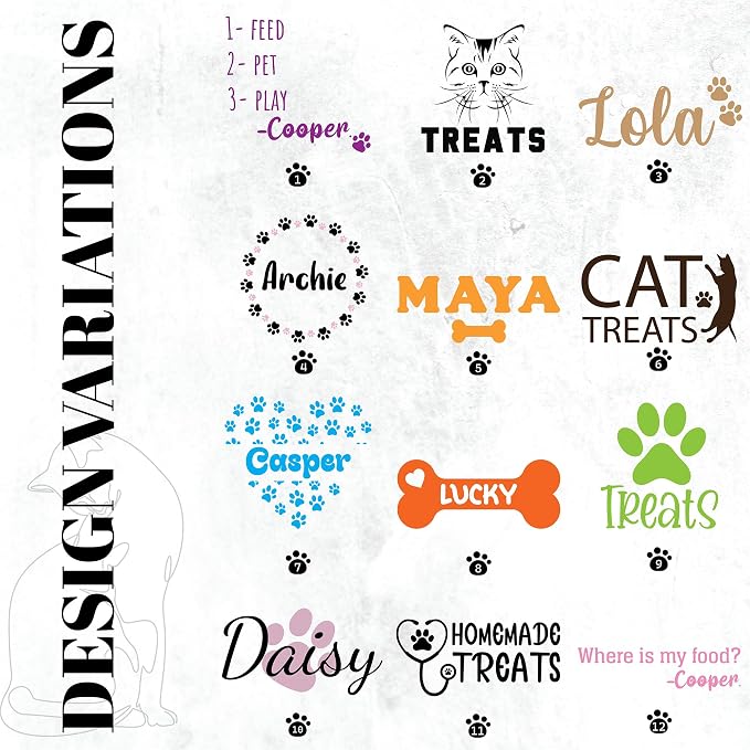 Personalized Dog Treat Container, Pet Food Storage Jar, Custom Glass Treat Storage Canister, Fur Baby Reward Jar with Wooden Lids, Gift for Pet Owners