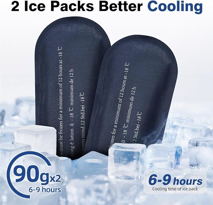 apollo walker Insulin Cooler Travel Case Diabetic Medication with Ice Packs and Insulation Liner insulin cooler travel case tsa approved