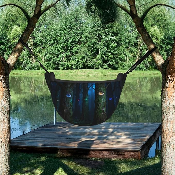 Eyes with trees Car Seat Organizer-Backseat Storage Bag for Travel | Waterproof Durable. Holds Snacks Gear Essentials. Fits Most Cars.