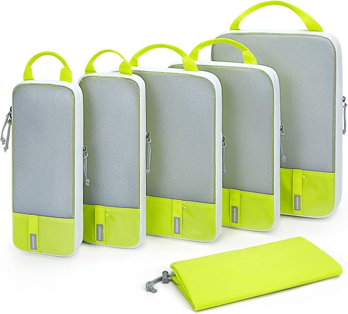 BAGSMART Compression Packing Cubes for Travel Essentials | 14 Set /6 Set /4 Set/2 Set, Lightweight, Durable